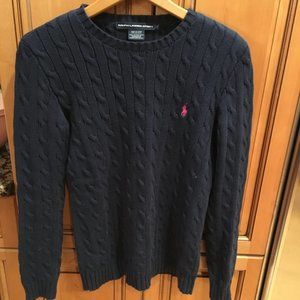 Ralph Lauren Polo Sweater - Navy - Small